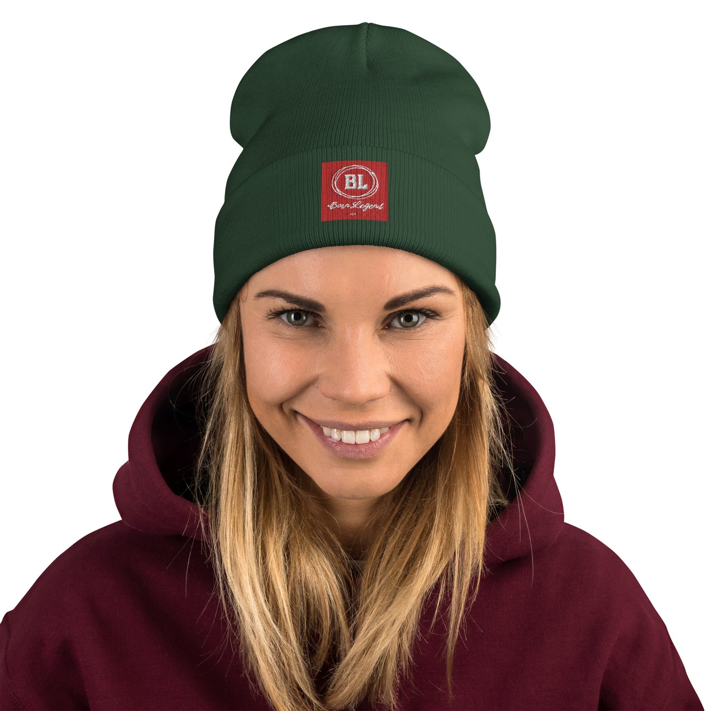 Born Legend Embroidered Beanie