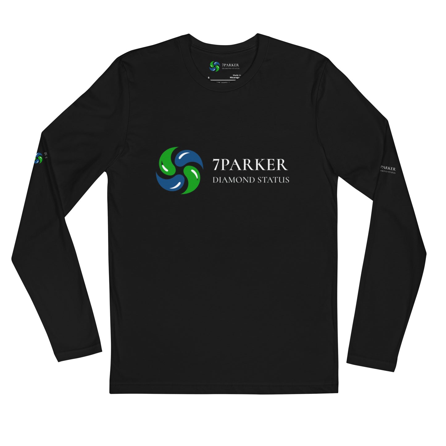 7Parker Long Sleeve Fitted Crew