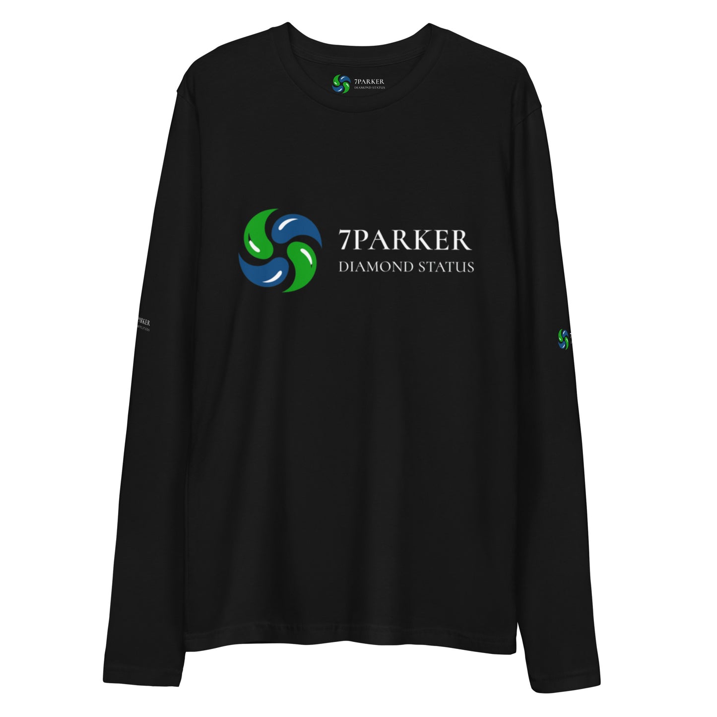 7Parker Long Sleeve Fitted Crew