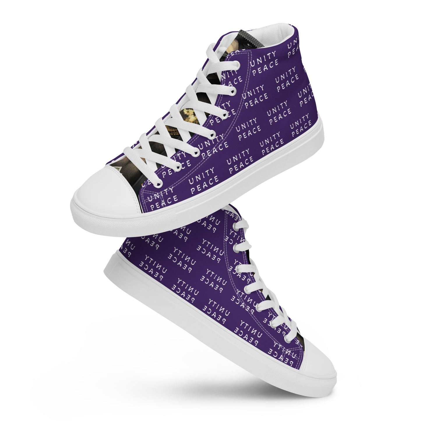 Designer Men’s high top canvas shoes