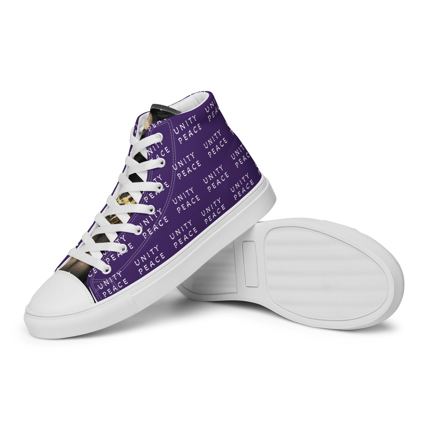 Designer Men’s high top canvas shoes