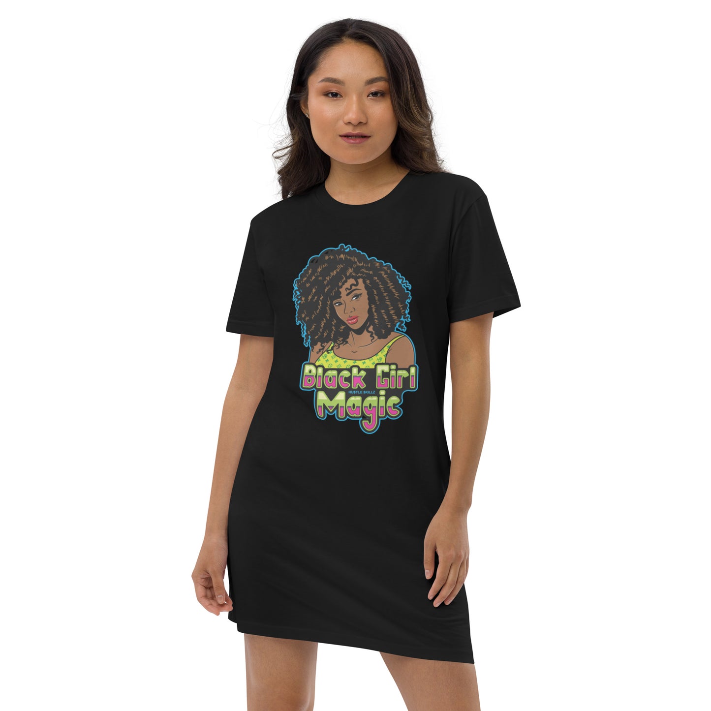 Black Girl Magic (Organic cotton t-shirt dress)