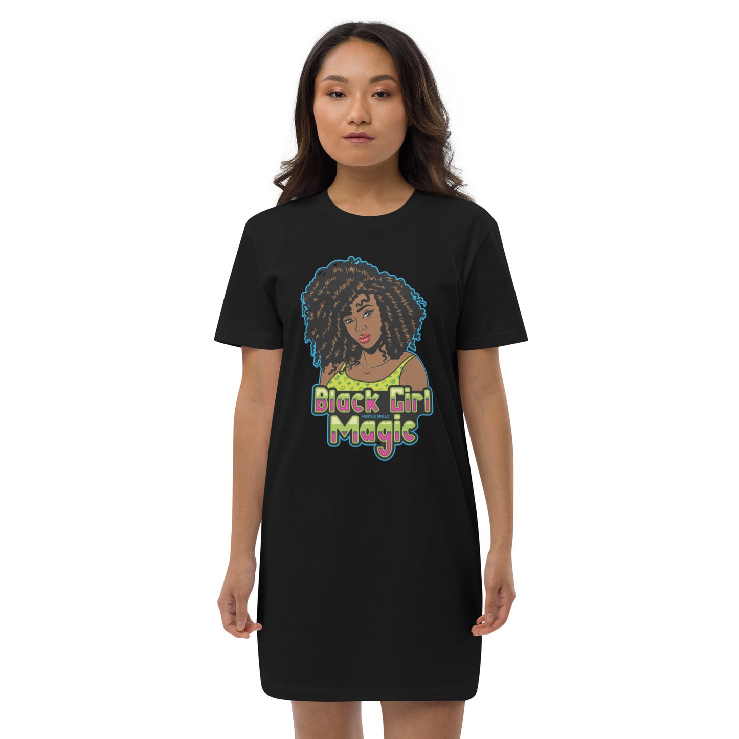 Black Girl Magic (Organic cotton t-shirt dress)