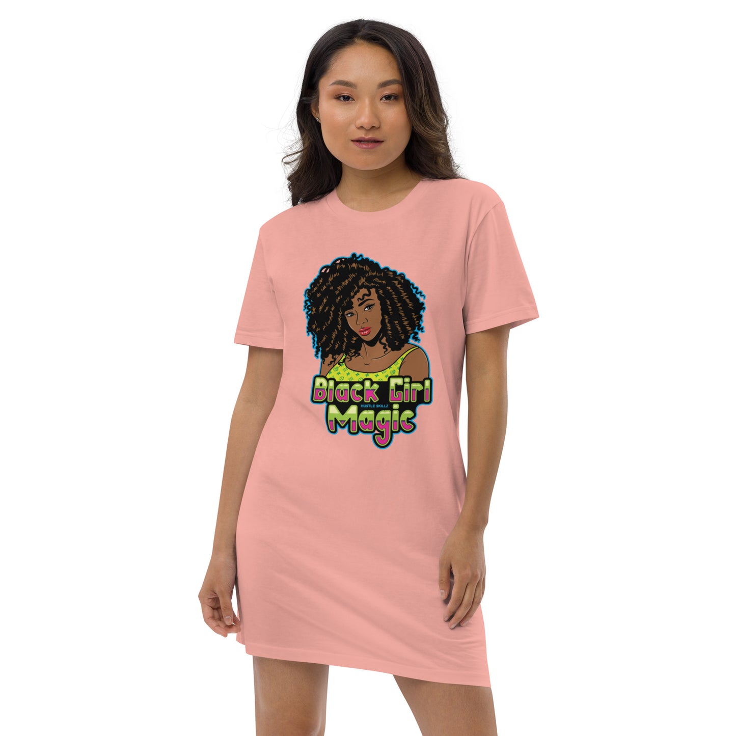 Black Girl Magic (Organic cotton t-shirt dress)