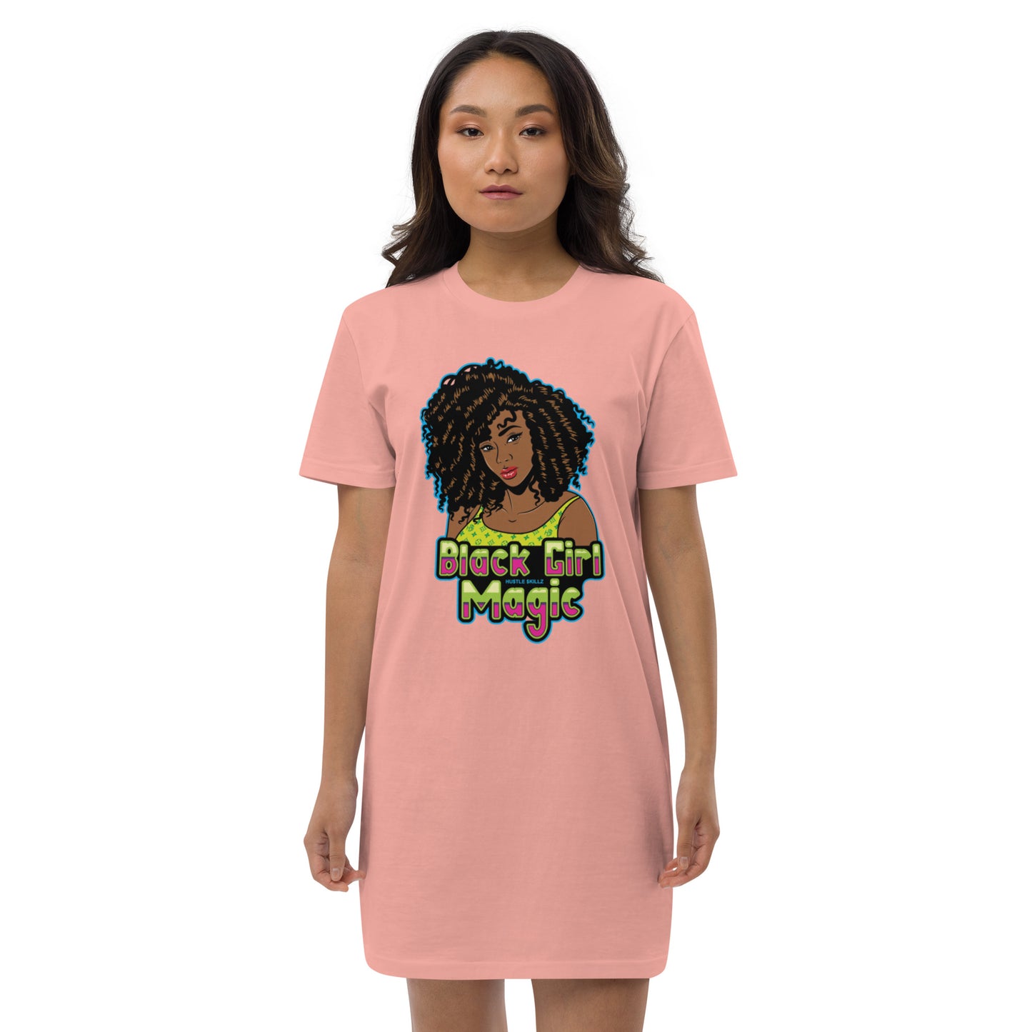 Black Girl Magic (Organic cotton t-shirt dress)