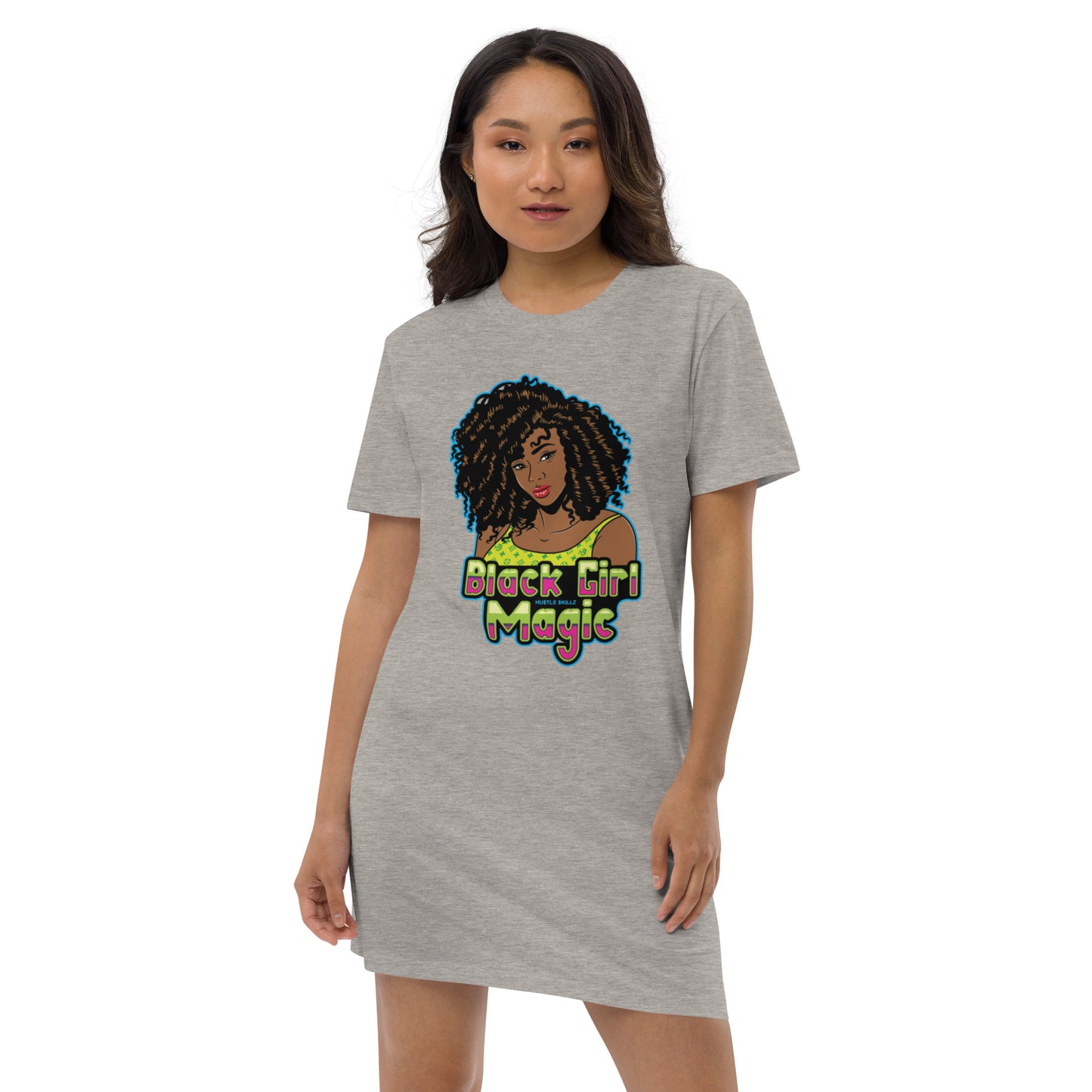 Black Girl Magic (Organic cotton t-shirt dress)