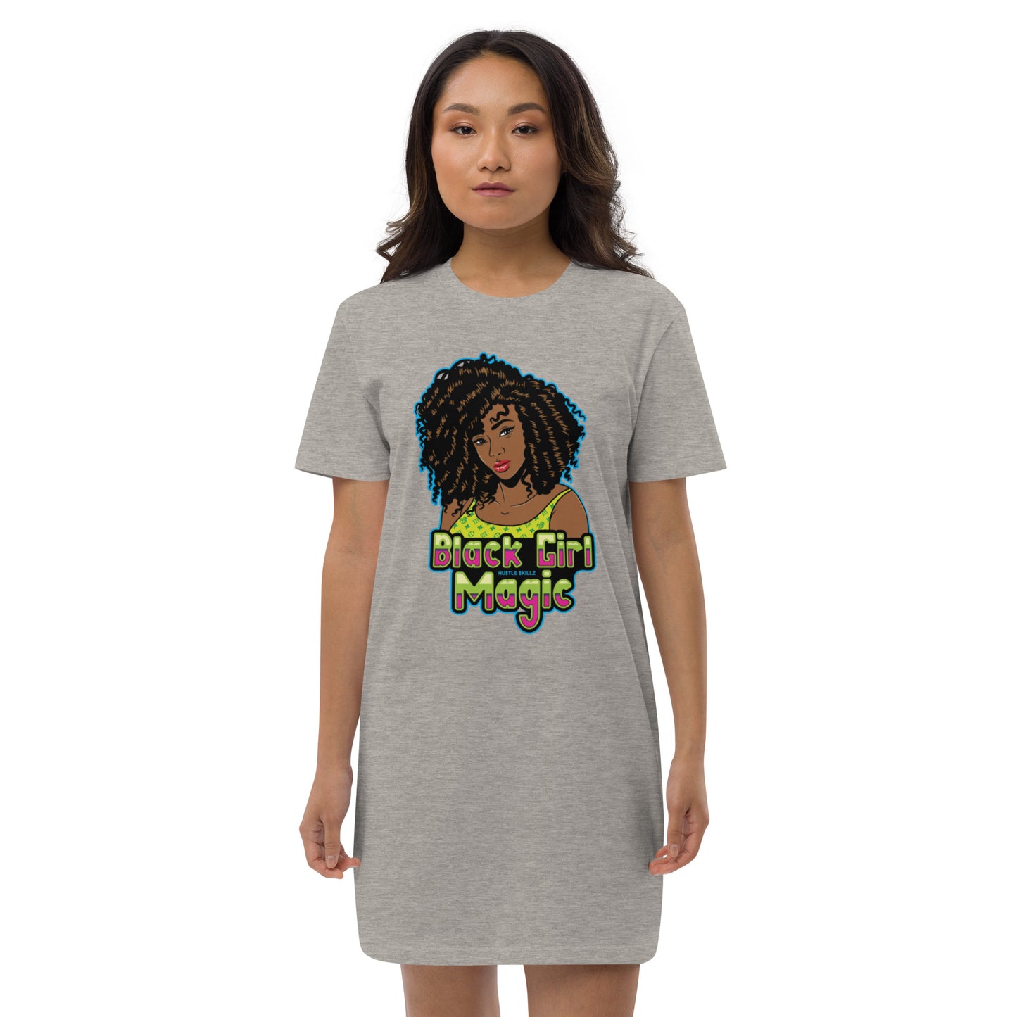 Black Girl Magic (Organic cotton t-shirt dress)