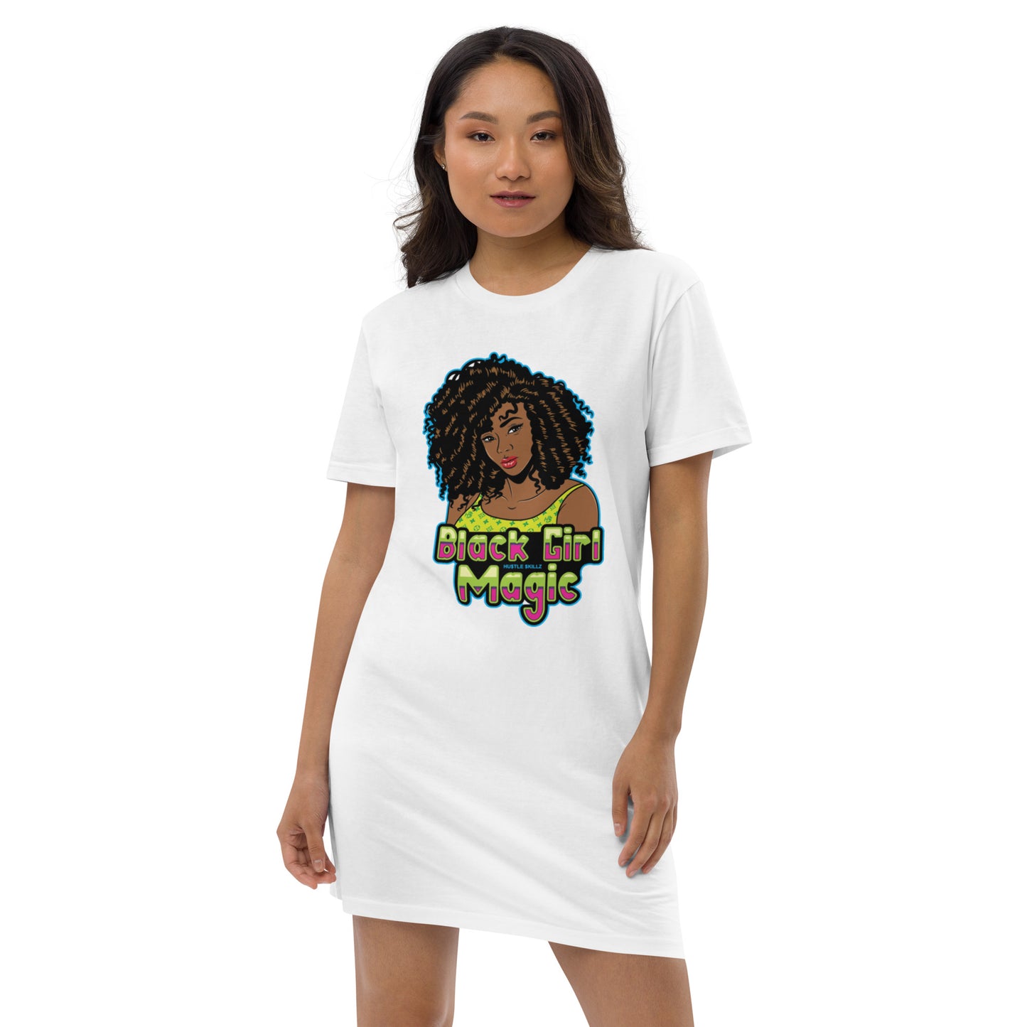 Black Girl Magic (Organic cotton t-shirt dress)