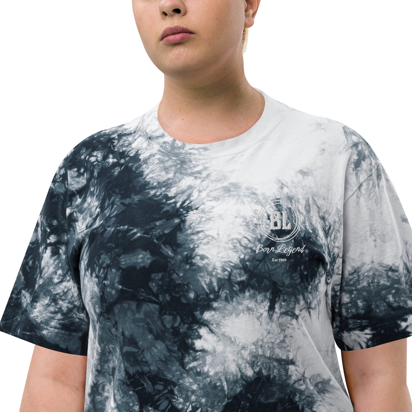 Born Legend Unisex Oversized tie-dye t-shirt