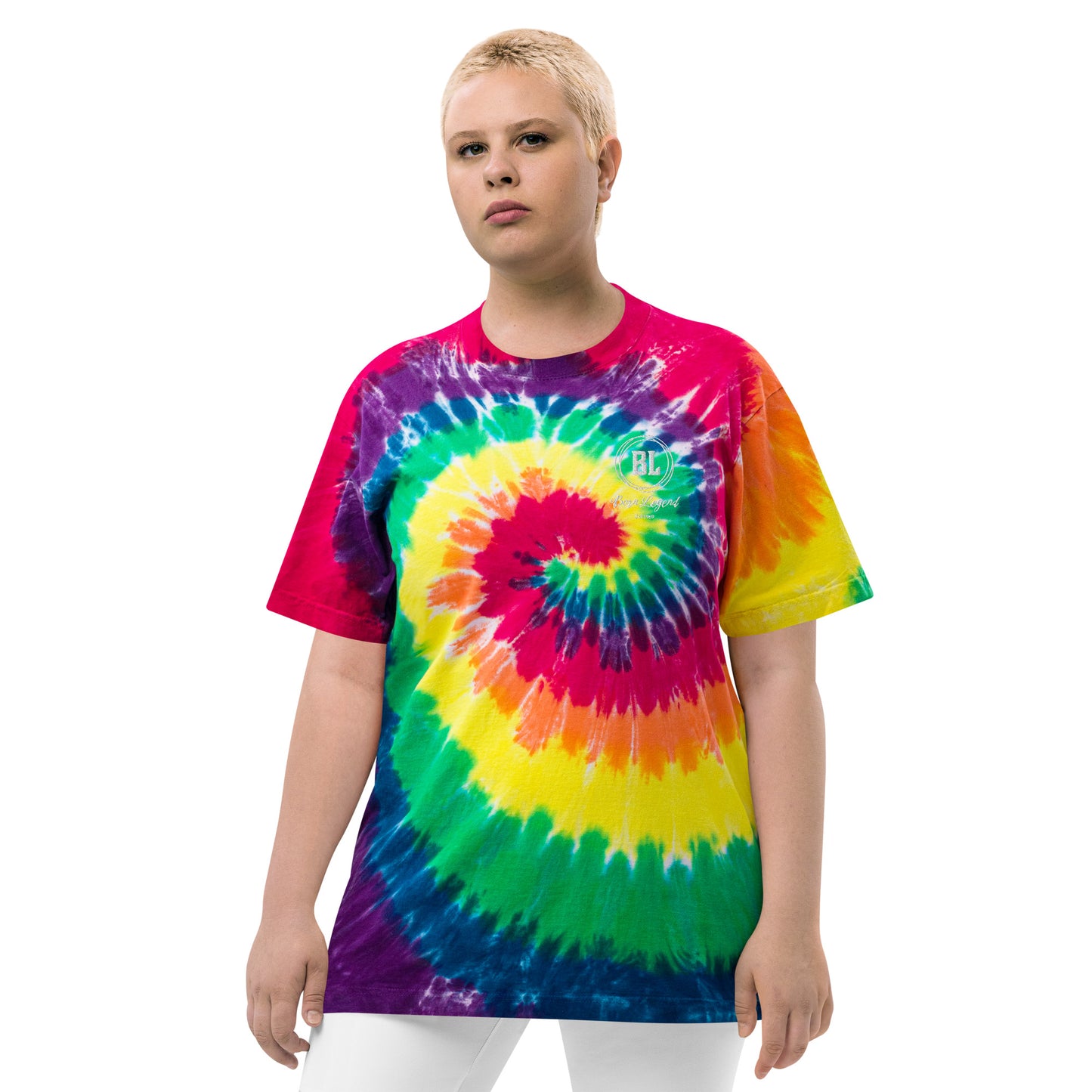 Born Legend Unisex Oversized tie-dye t-shirt