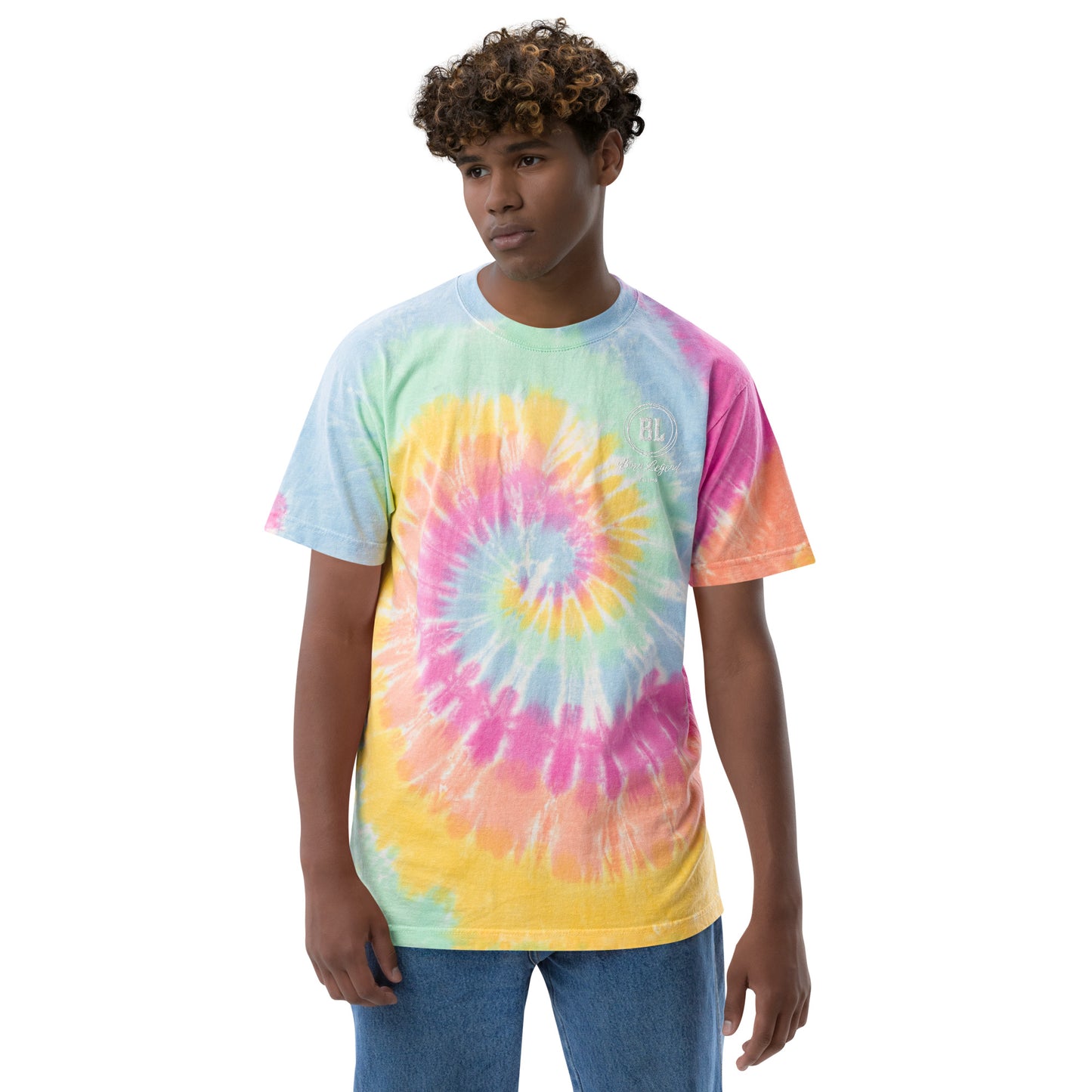 Born Legend Unisex Oversized tie-dye t-shirt