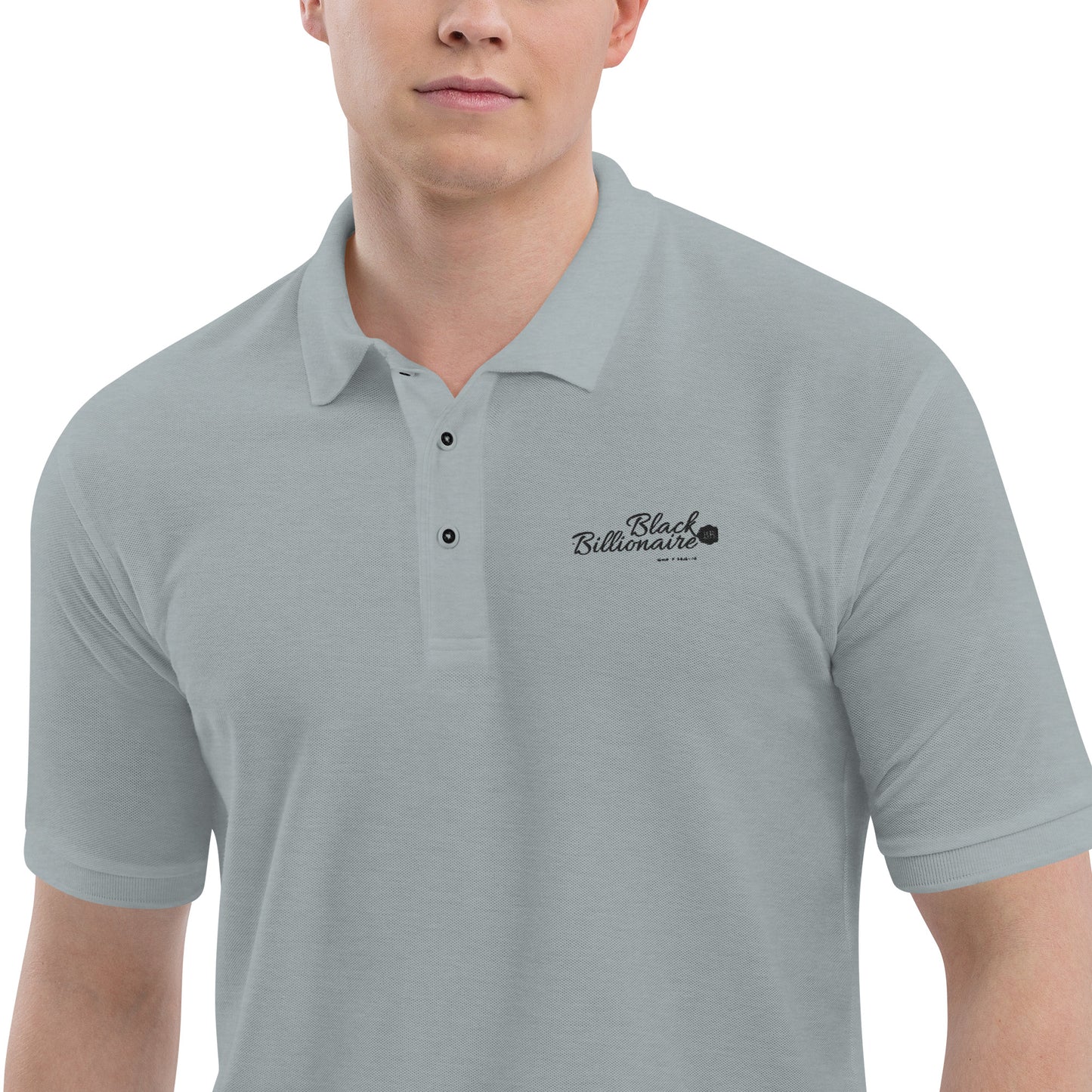 Black Billionaire Men's Premium Polo