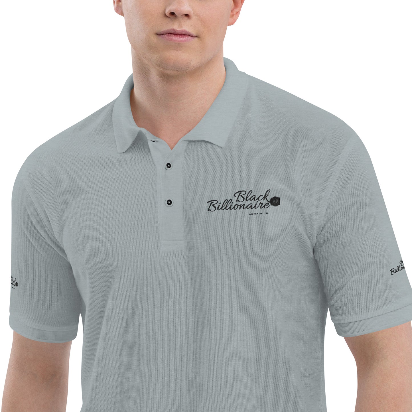 Black Billionaire Men's Premium Polo