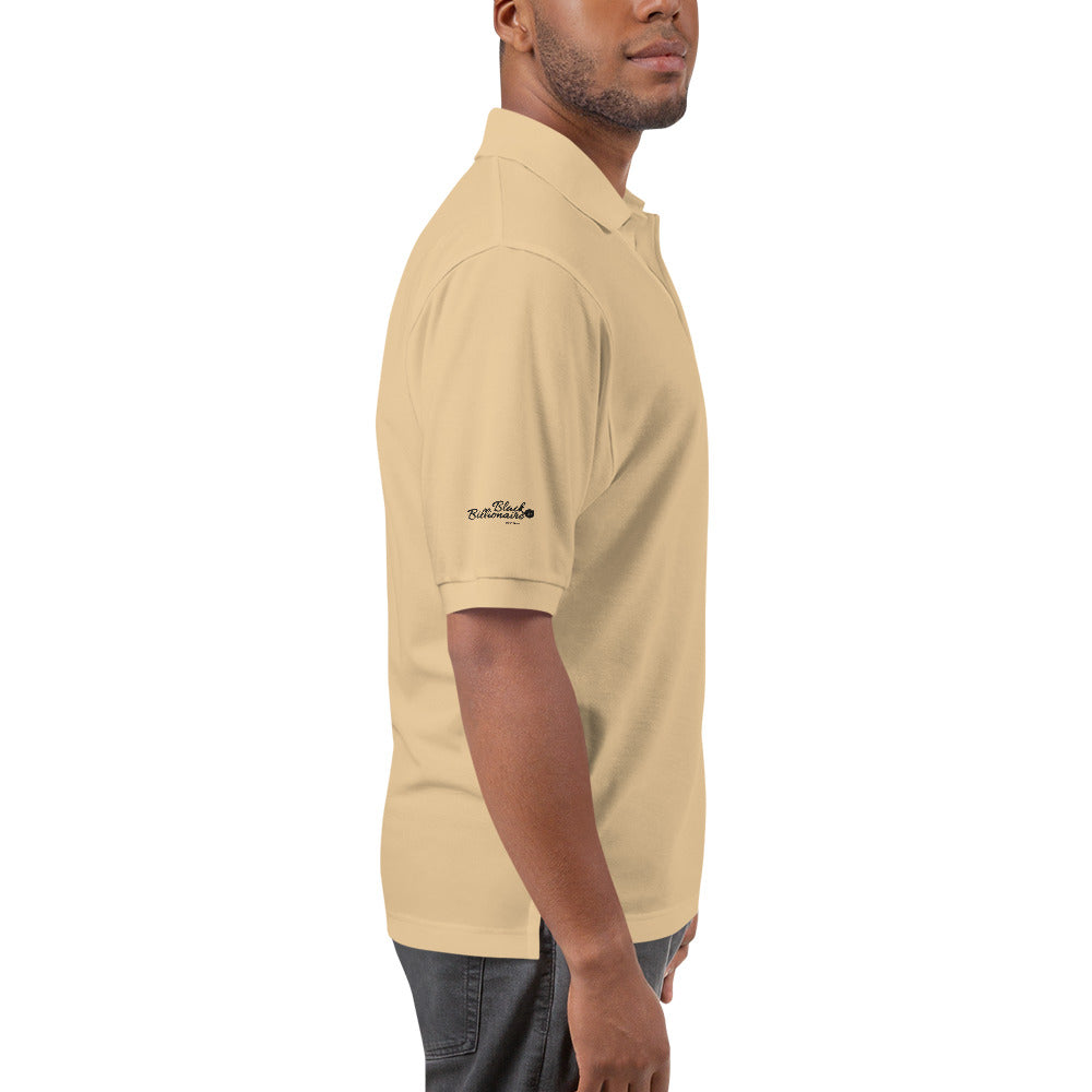 Black Billionaire Men's Premium Polo