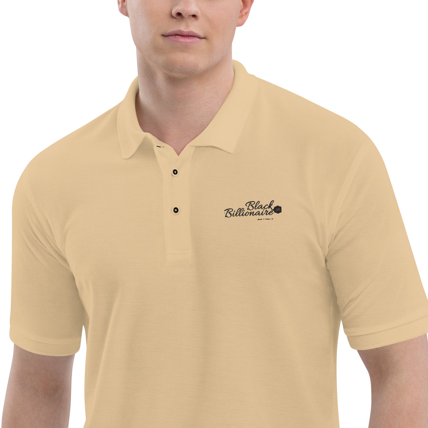 Black Billionaire Men's Premium Polo