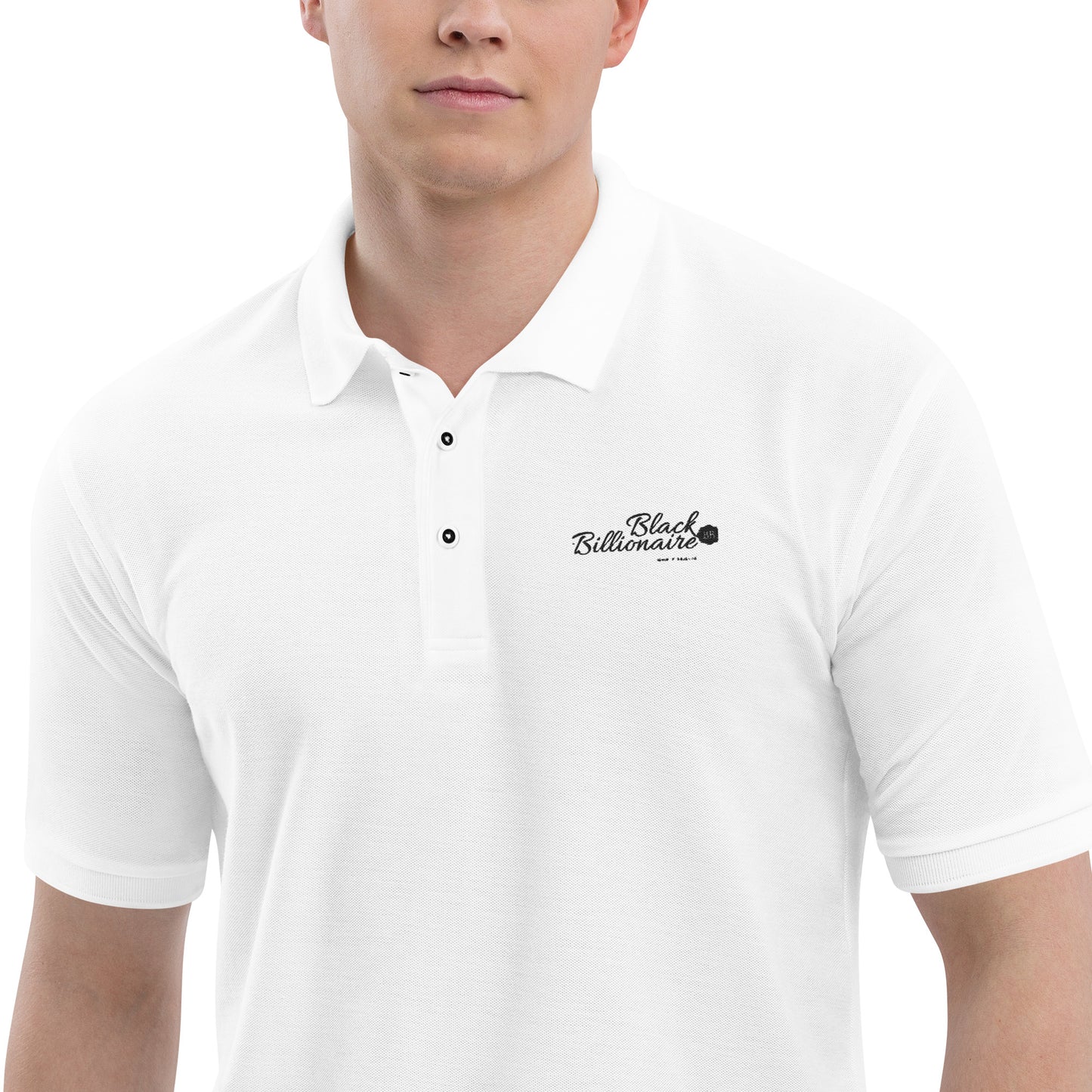 Black Billionaire Men's Premium Polo