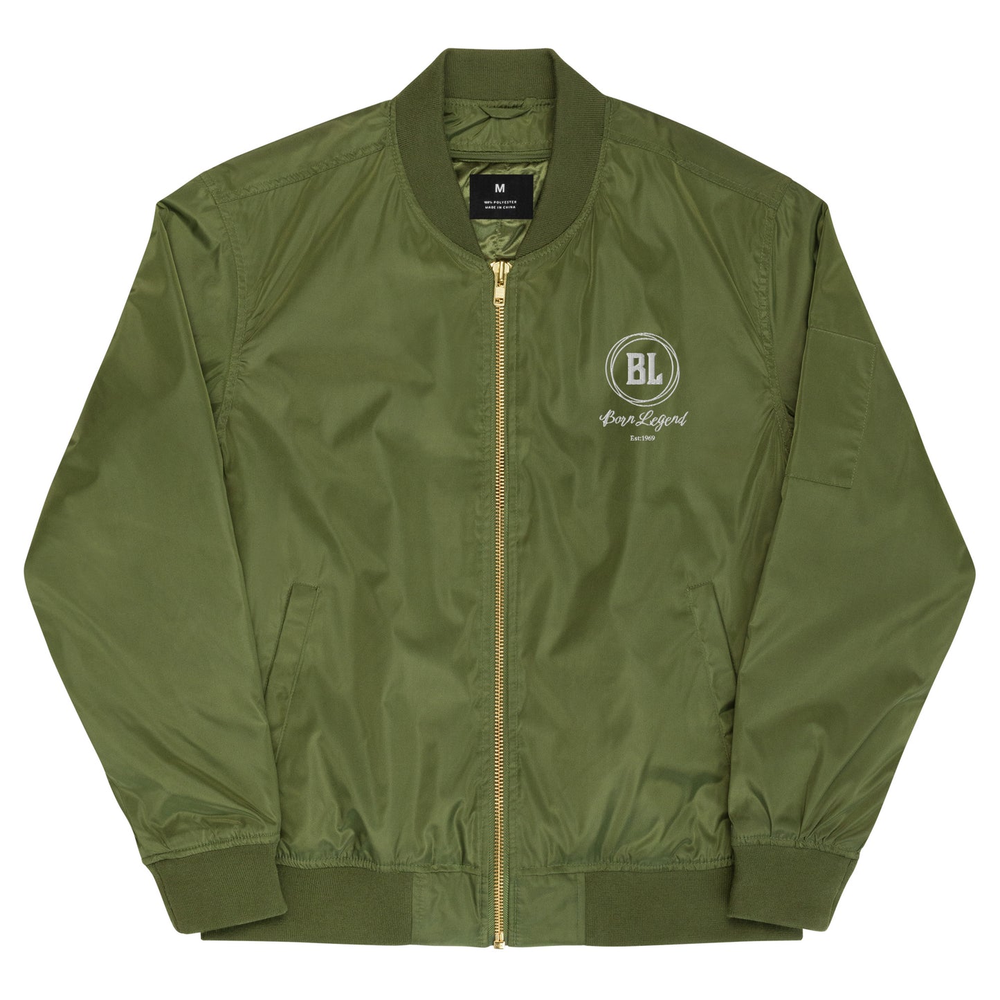 Born Legend Premium recycled bomber jacket