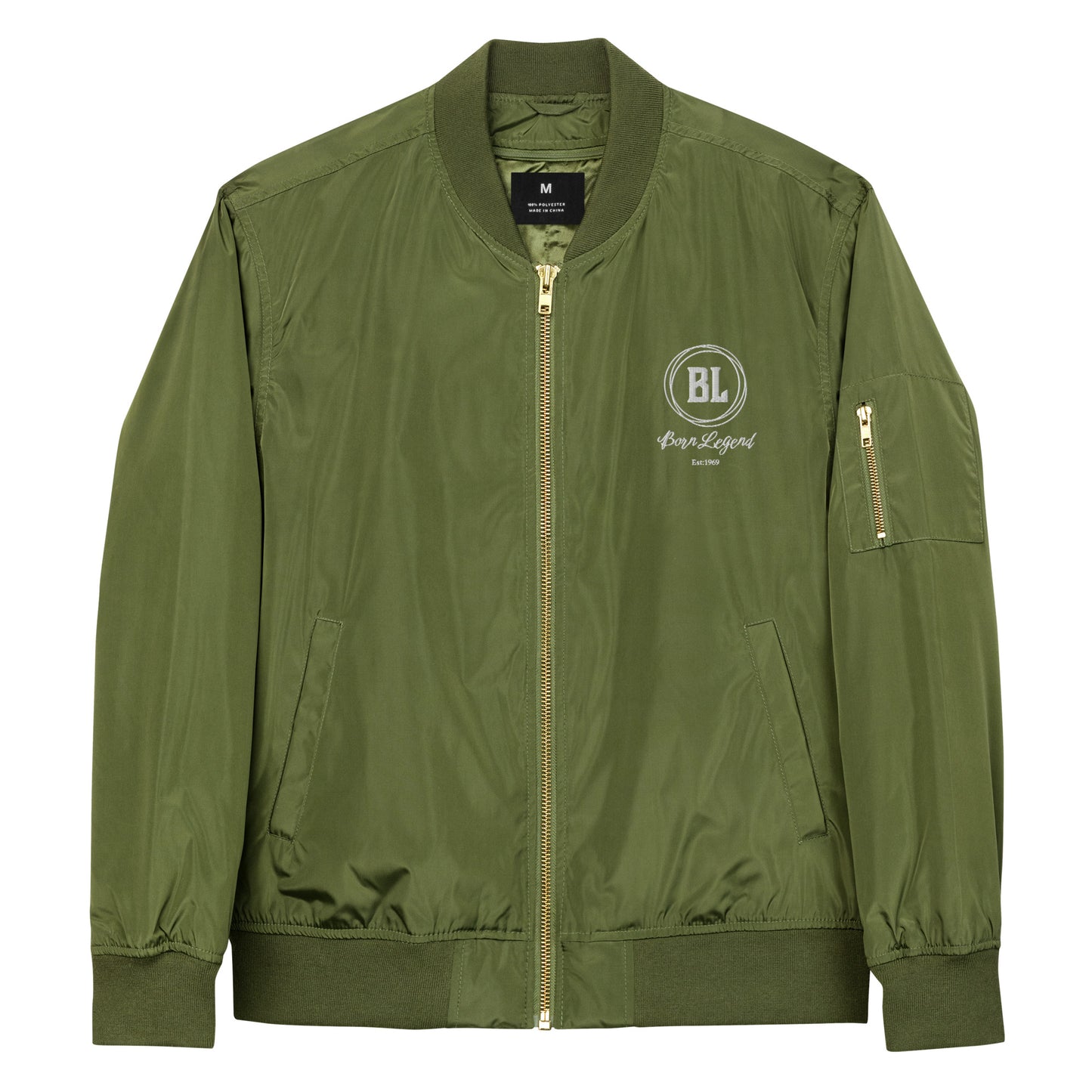 Born Legend Premium recycled bomber jacket