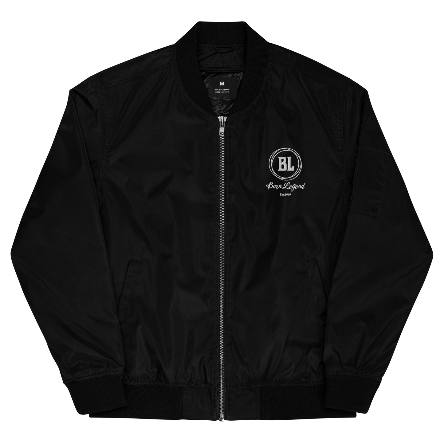 Born Legend Premium recycled bomber jacket