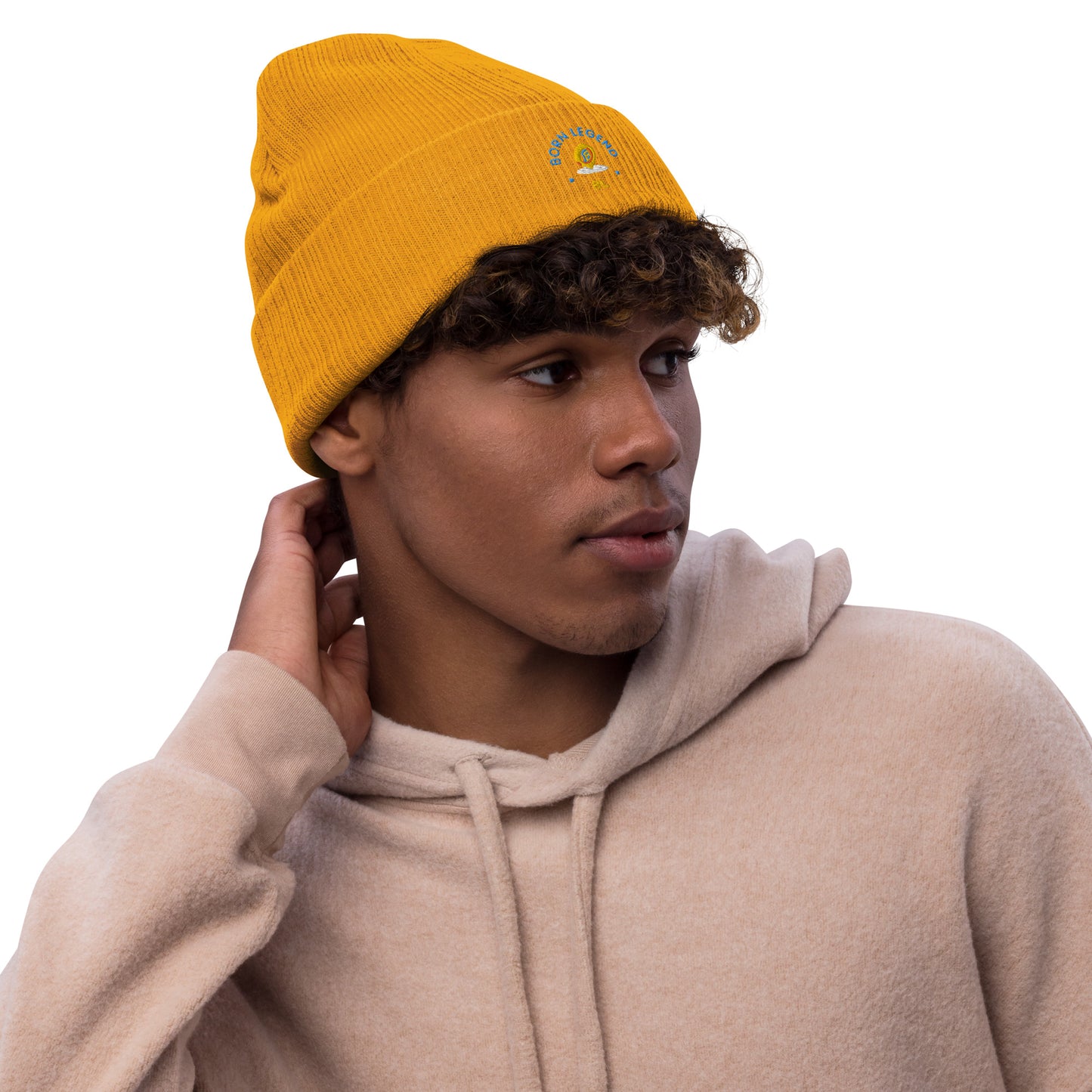 Born Legend Ribbed knit beanie