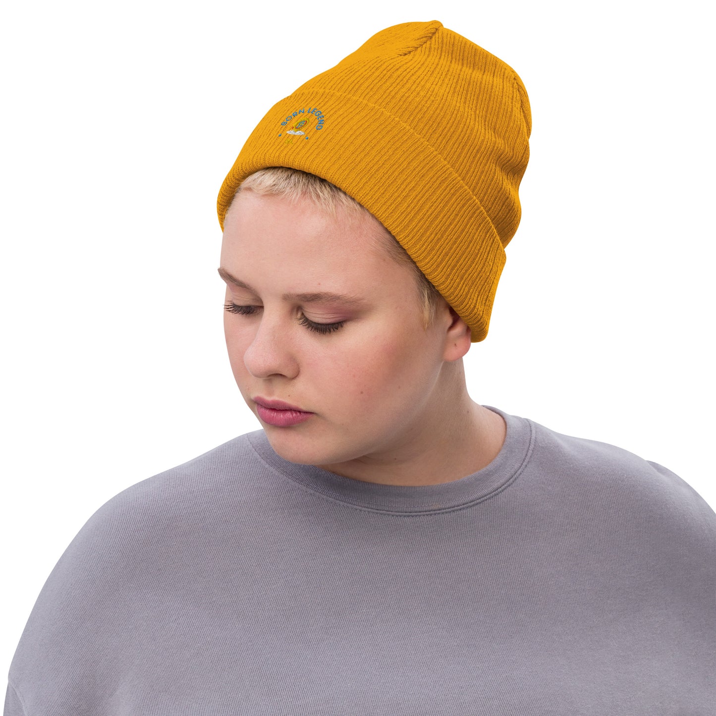 Born Legend Ribbed knit beanie