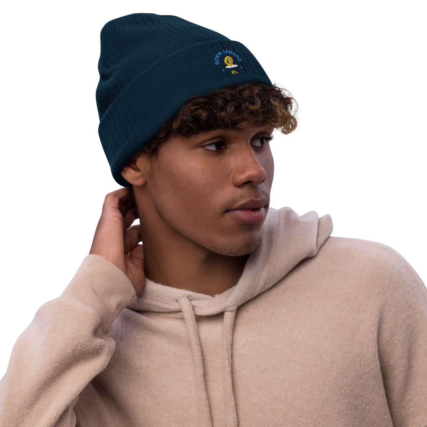 Born Legend Ribbed knit beanie