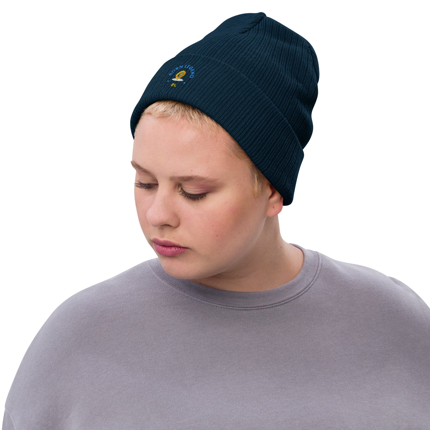 Born Legend Ribbed knit beanie