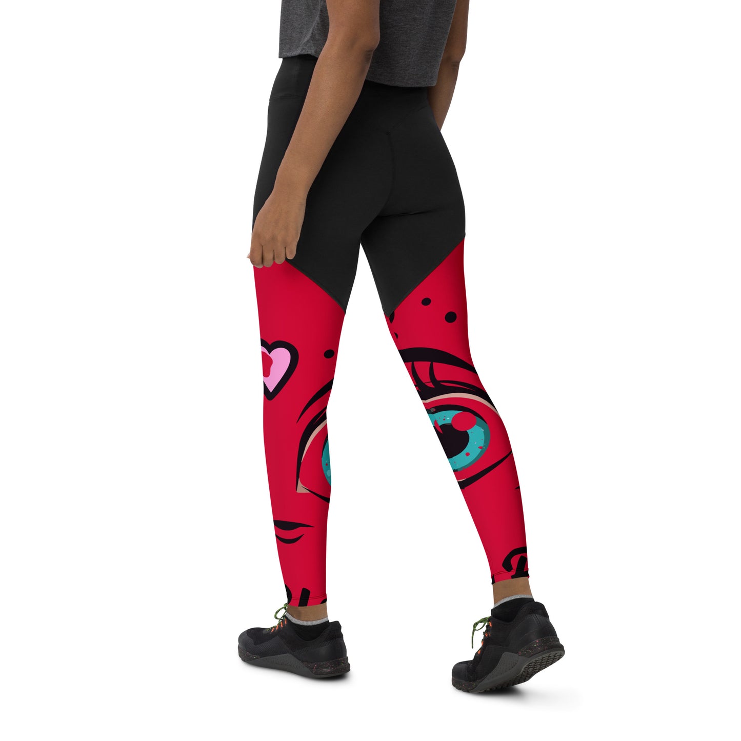 Black Queen Women's Sport Leggings