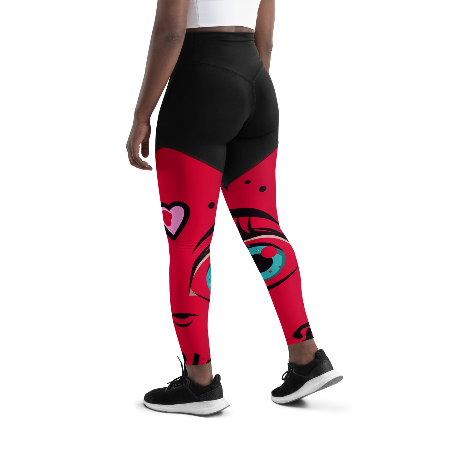 Black Queen Women's Sport Leggings