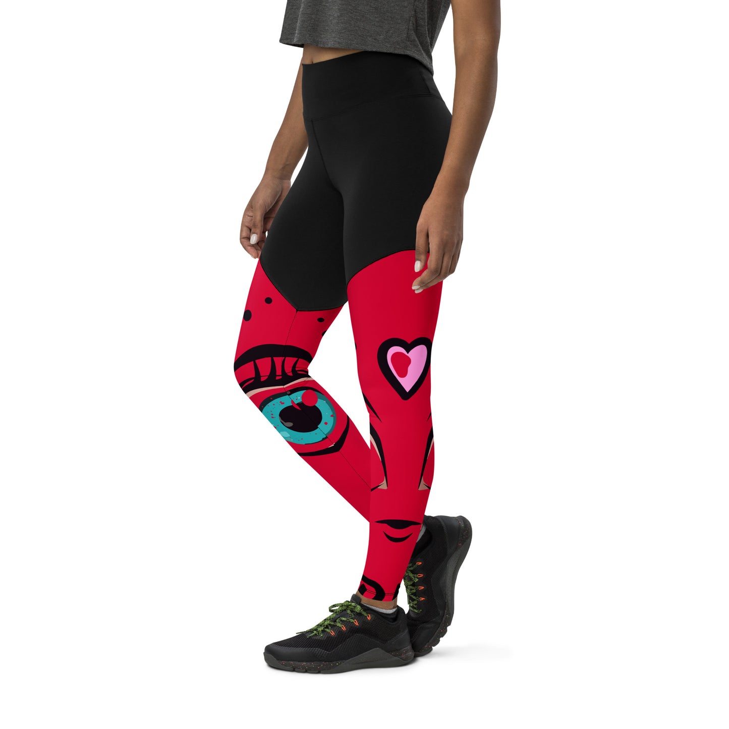 Black Queen Women's Sport Leggings