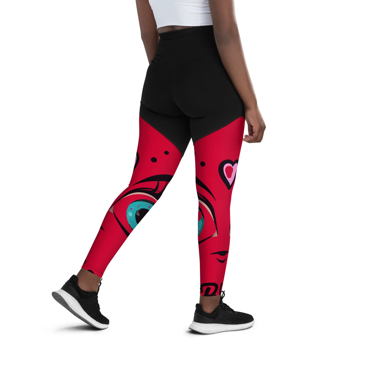 Black Queen Women's Sport Leggings