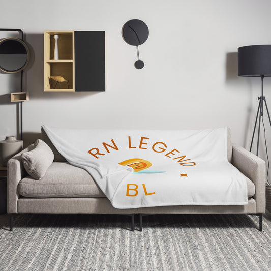 Born Legend Throw Blanket