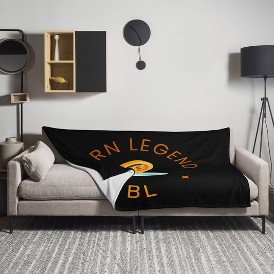 Born Legend Throw Blanket