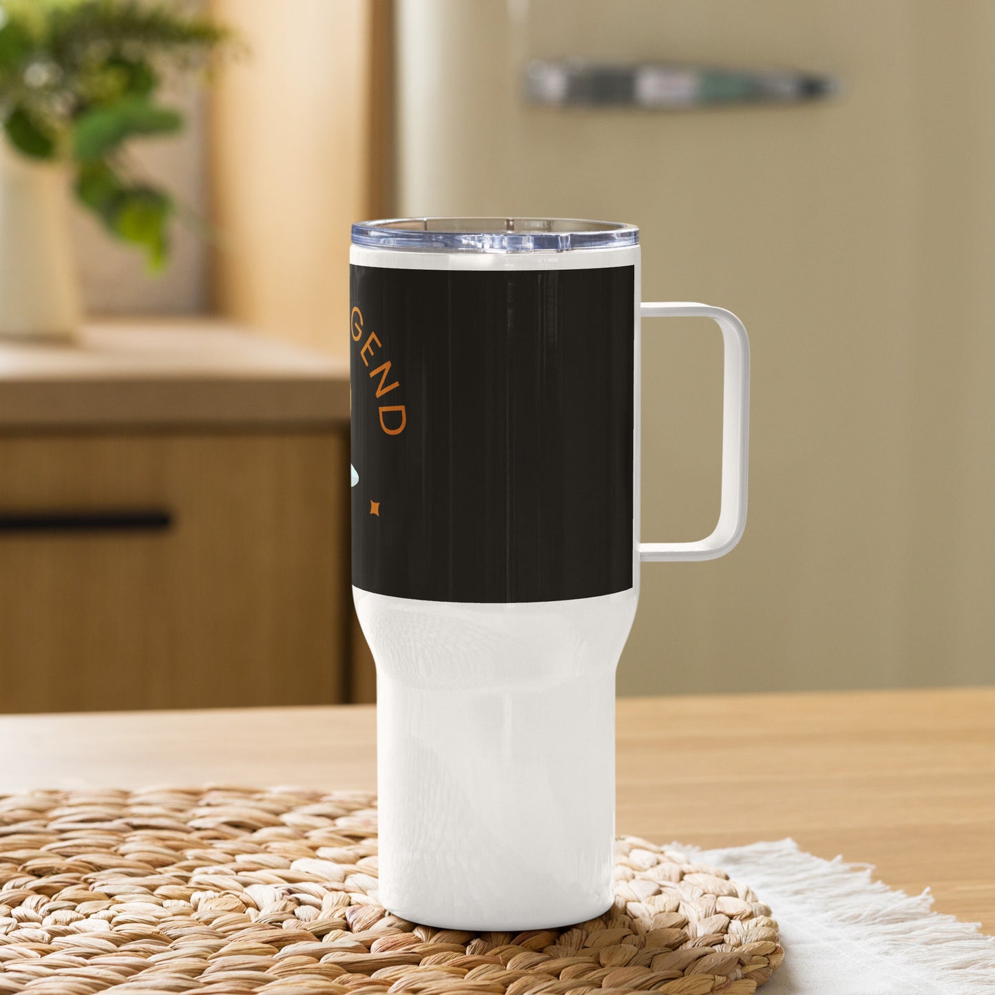 Born Legend Travel mug with a handle