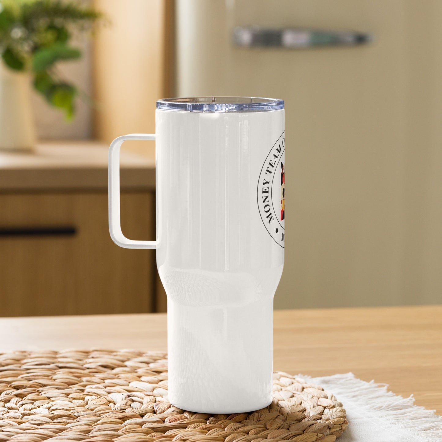 MTCF/\ Travel mug with a handle