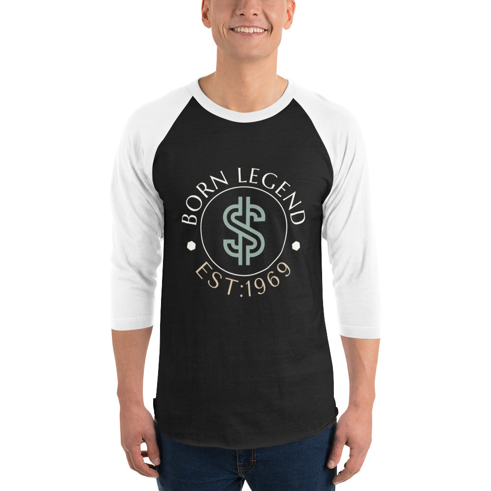 Born Legend Unisex 3/4 sleeve raglan shirt