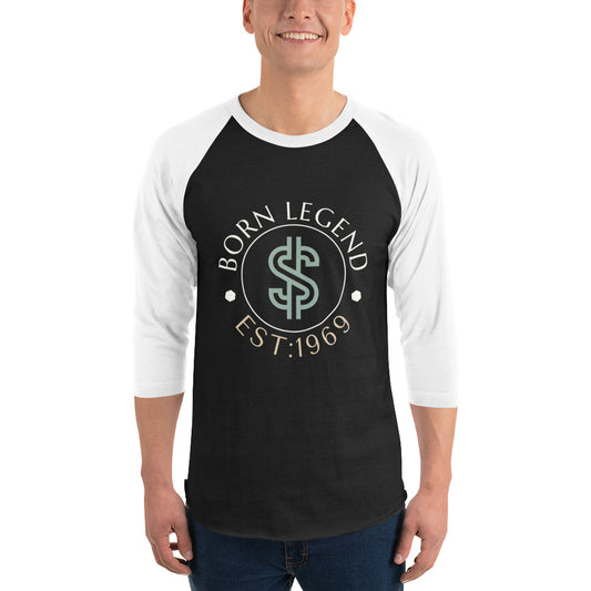 Born Legend Unisex 3/4 sleeve raglan shirt