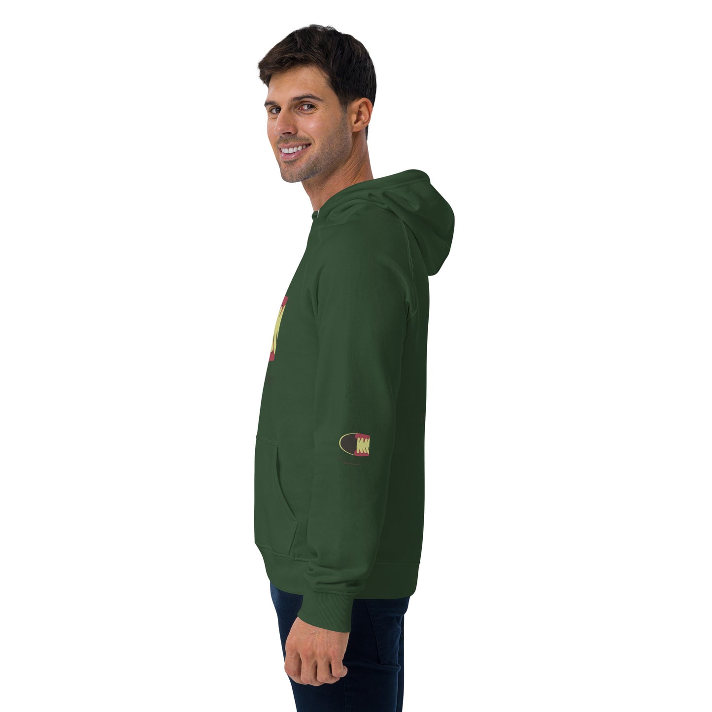 Rocko52 Unisex eco raglan hoodie