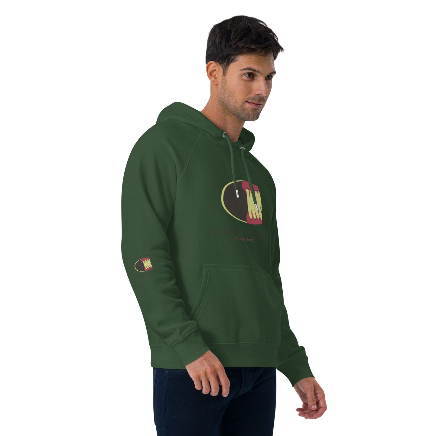 Rocko52 Unisex eco raglan hoodie