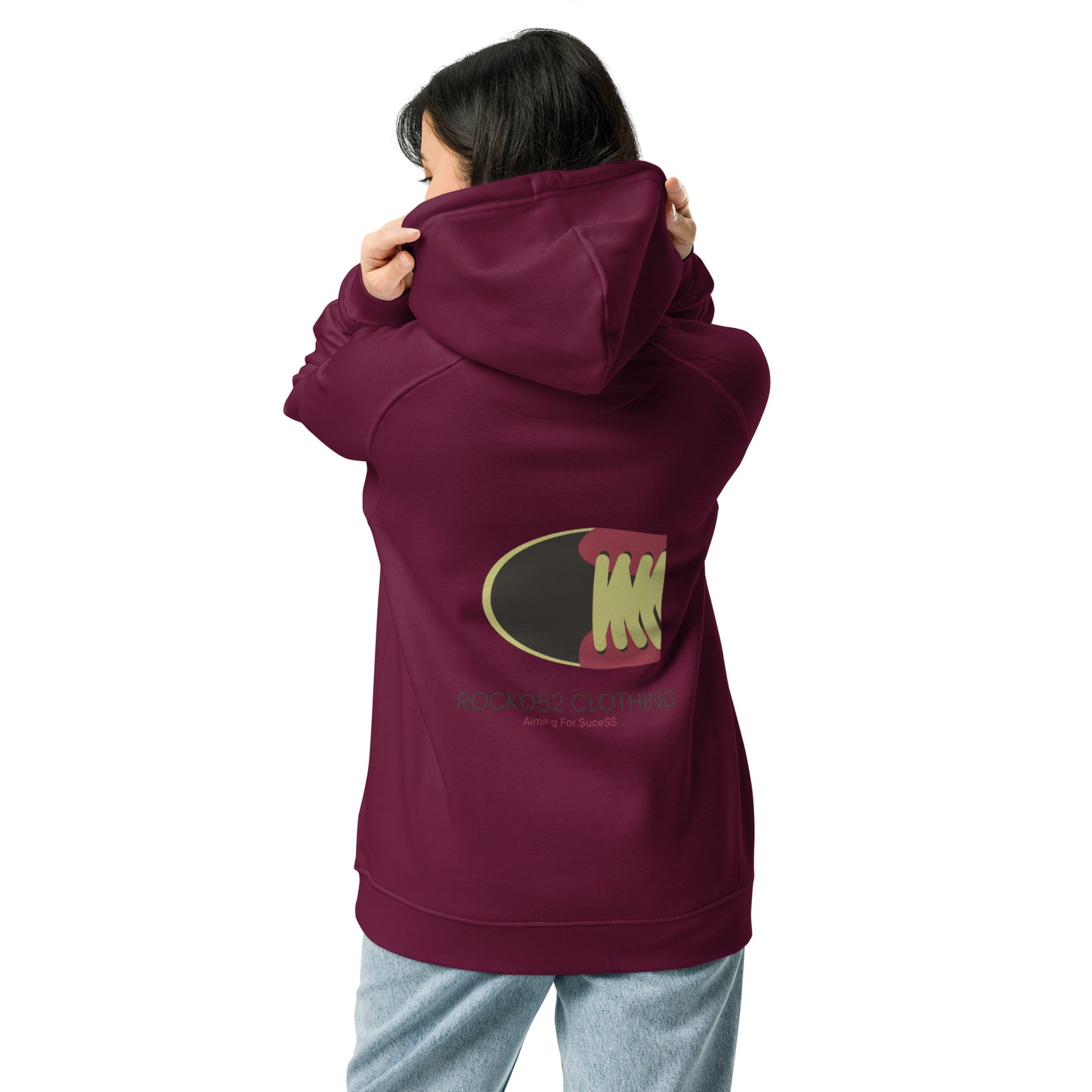 Rocko52 Unisex eco raglan hoodie