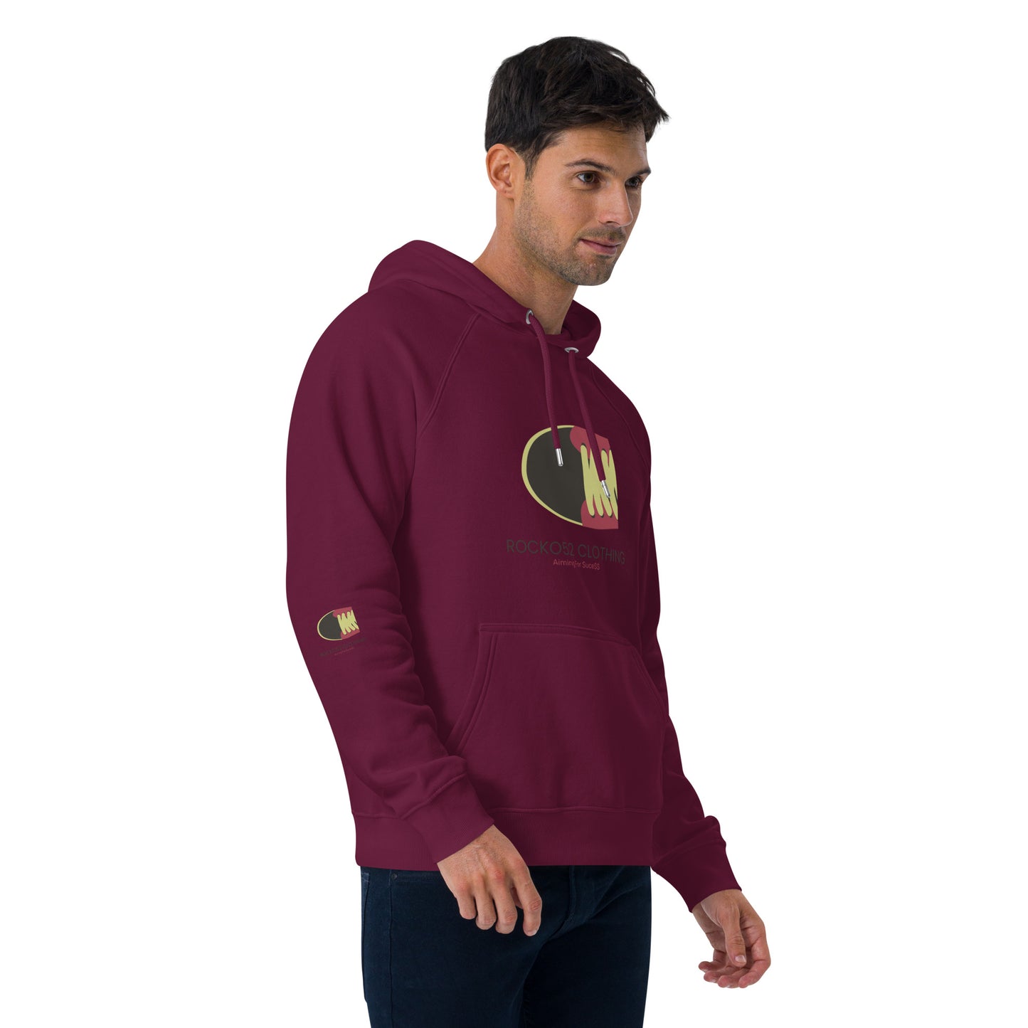 Rocko52 Unisex eco raglan hoodie