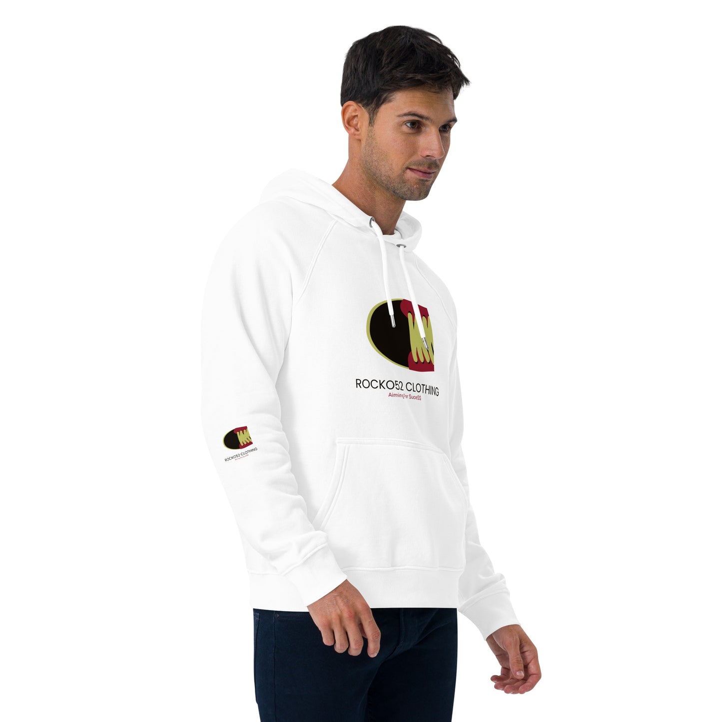 Rocko52 Unisex eco raglan hoodie