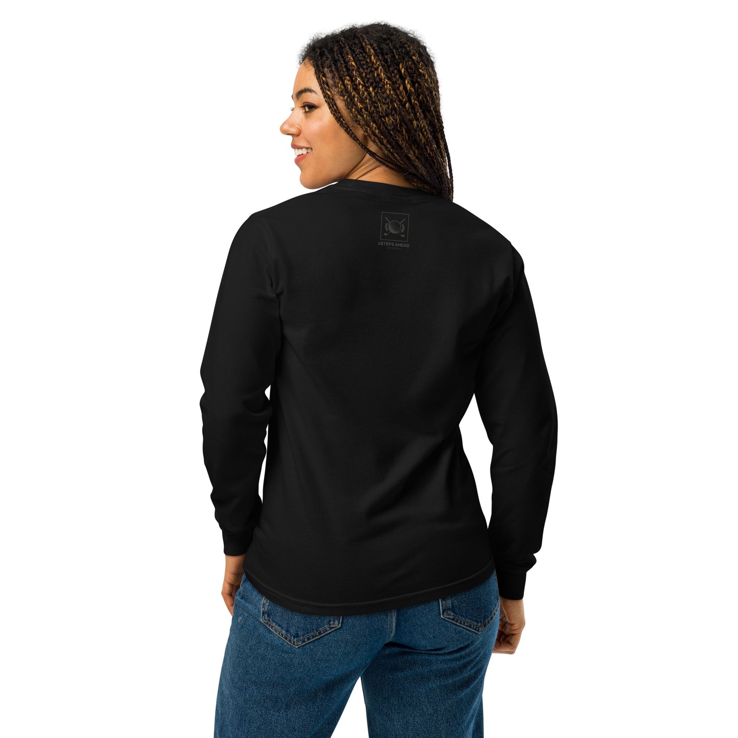 Born Legend Woman Garment-dyed heavyweight long-sleeve shirt