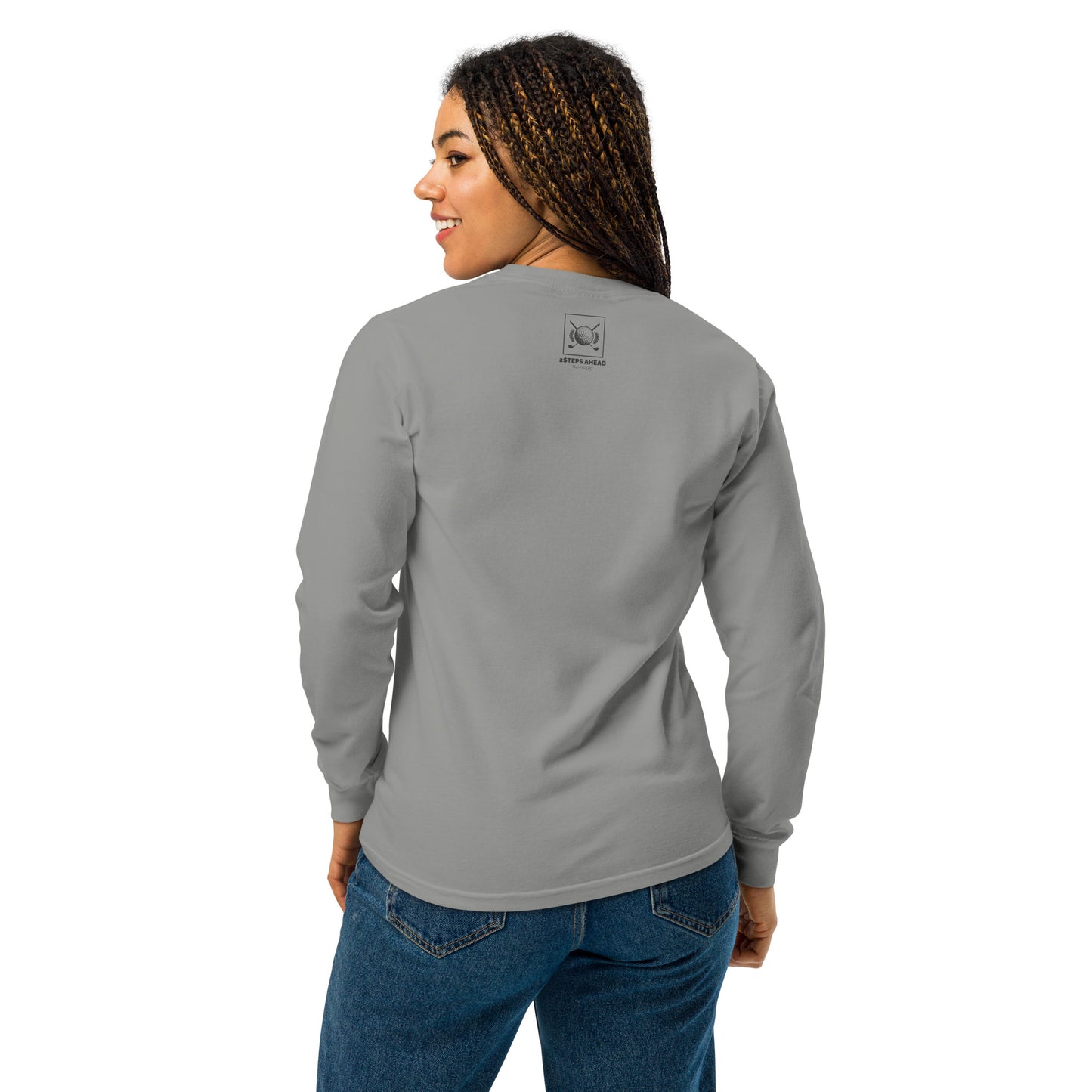 Born Legend Woman Garment-dyed heavyweight long-sleeve shirt