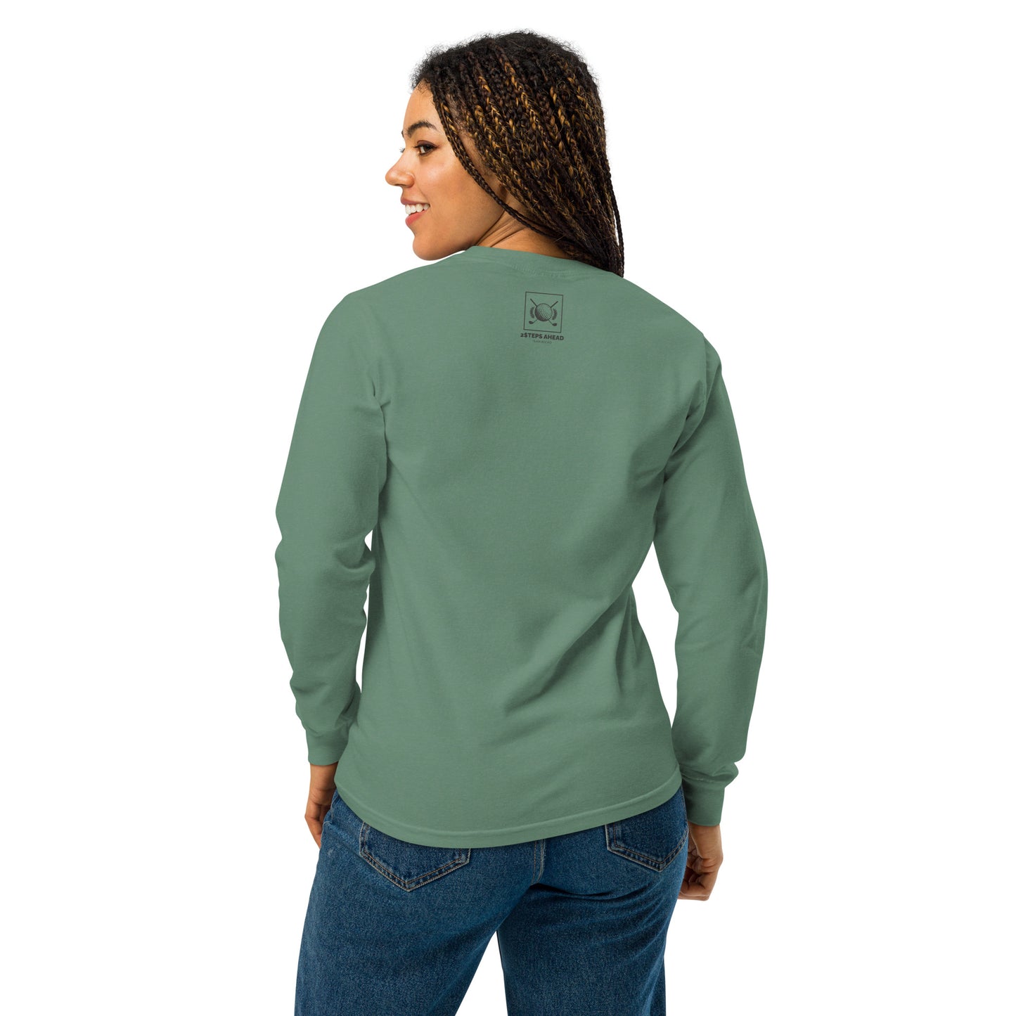 Born Legend Woman Garment-dyed heavyweight long-sleeve shirt