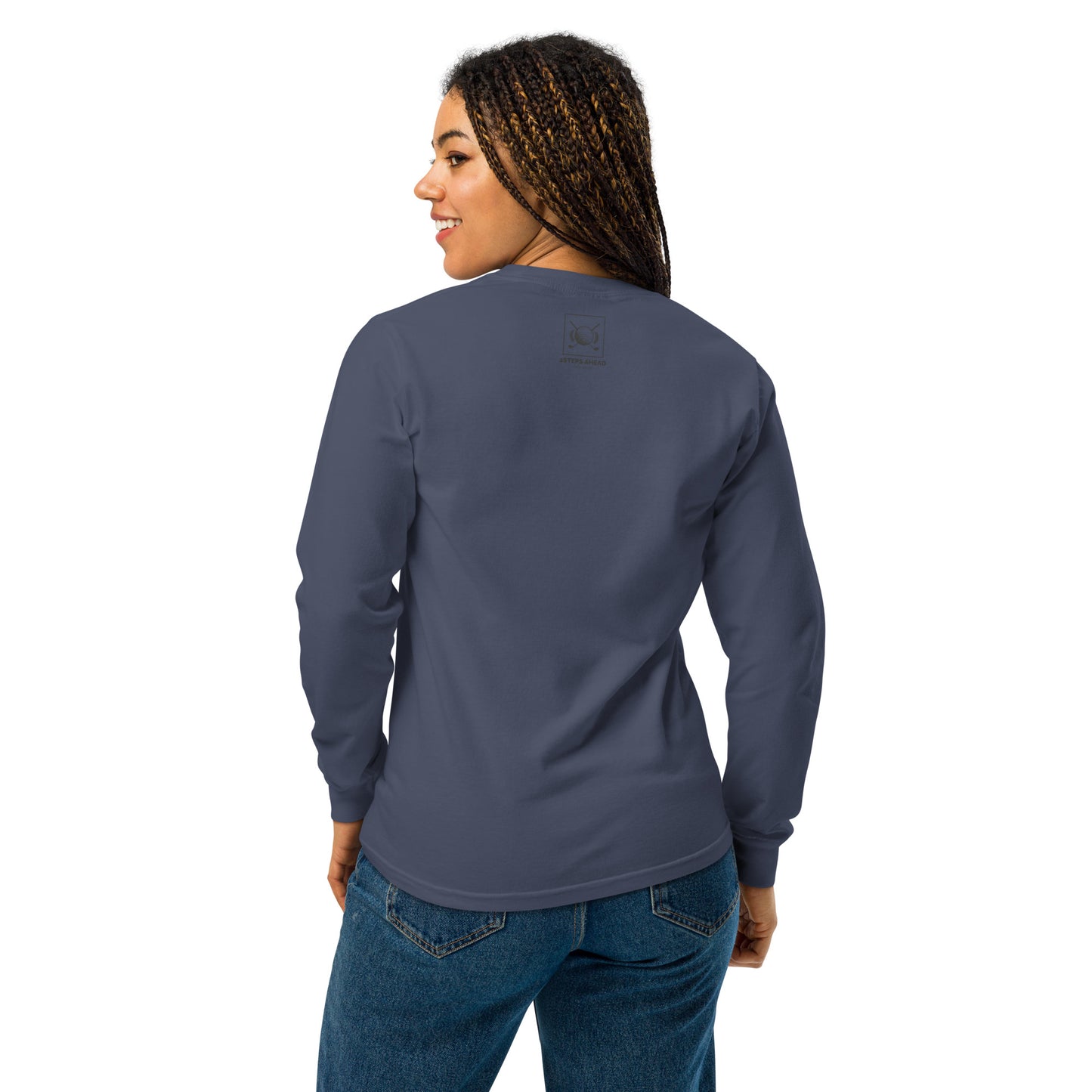 Born Legend Woman Garment-dyed heavyweight long-sleeve shirt