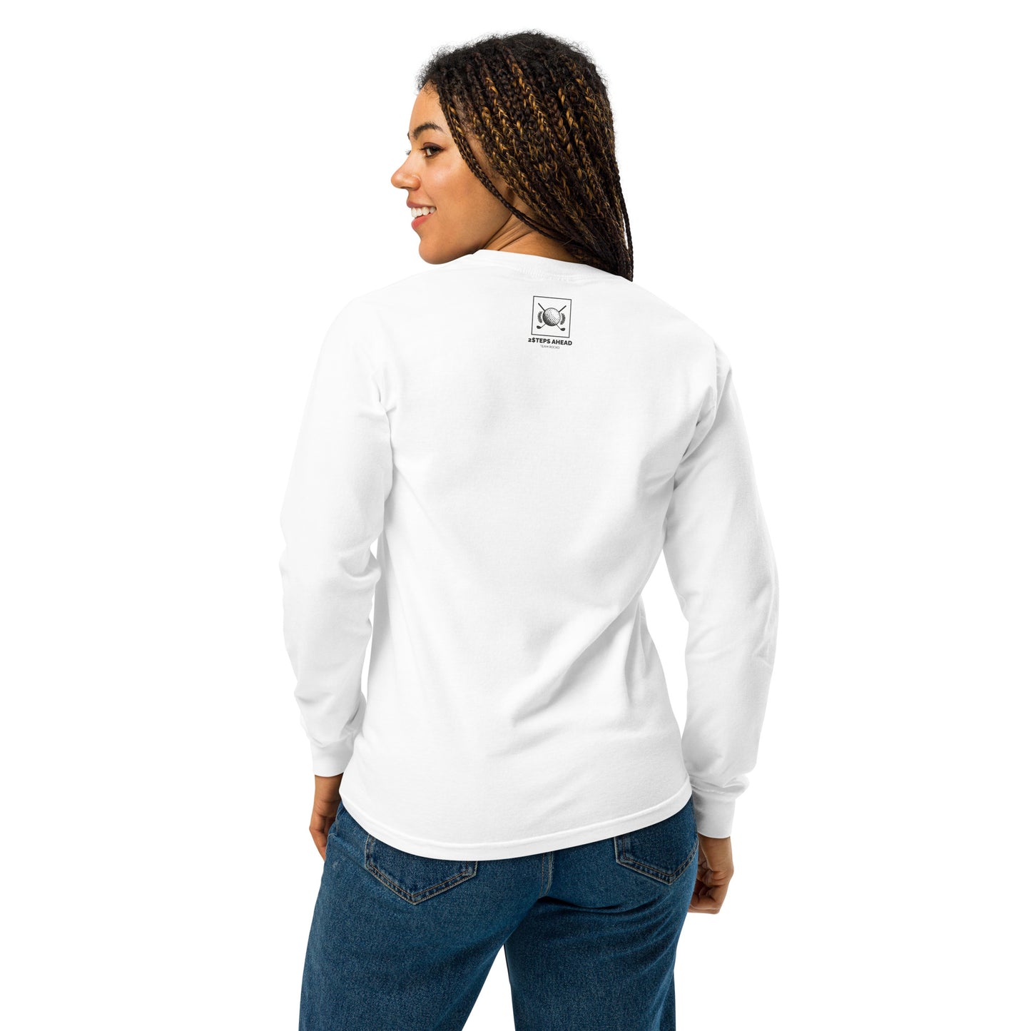 Born Legend Woman Garment-dyed heavyweight long-sleeve shirt