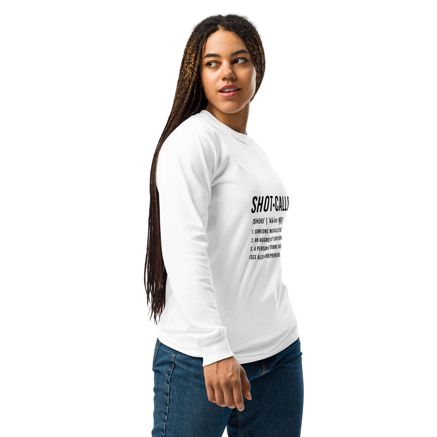 Born Legend Woman Garment-dyed heavyweight long-sleeve shirt