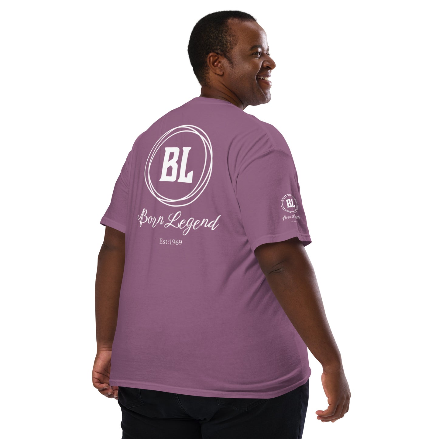 Born Legend Men's garment-dyed pocket t-shirt