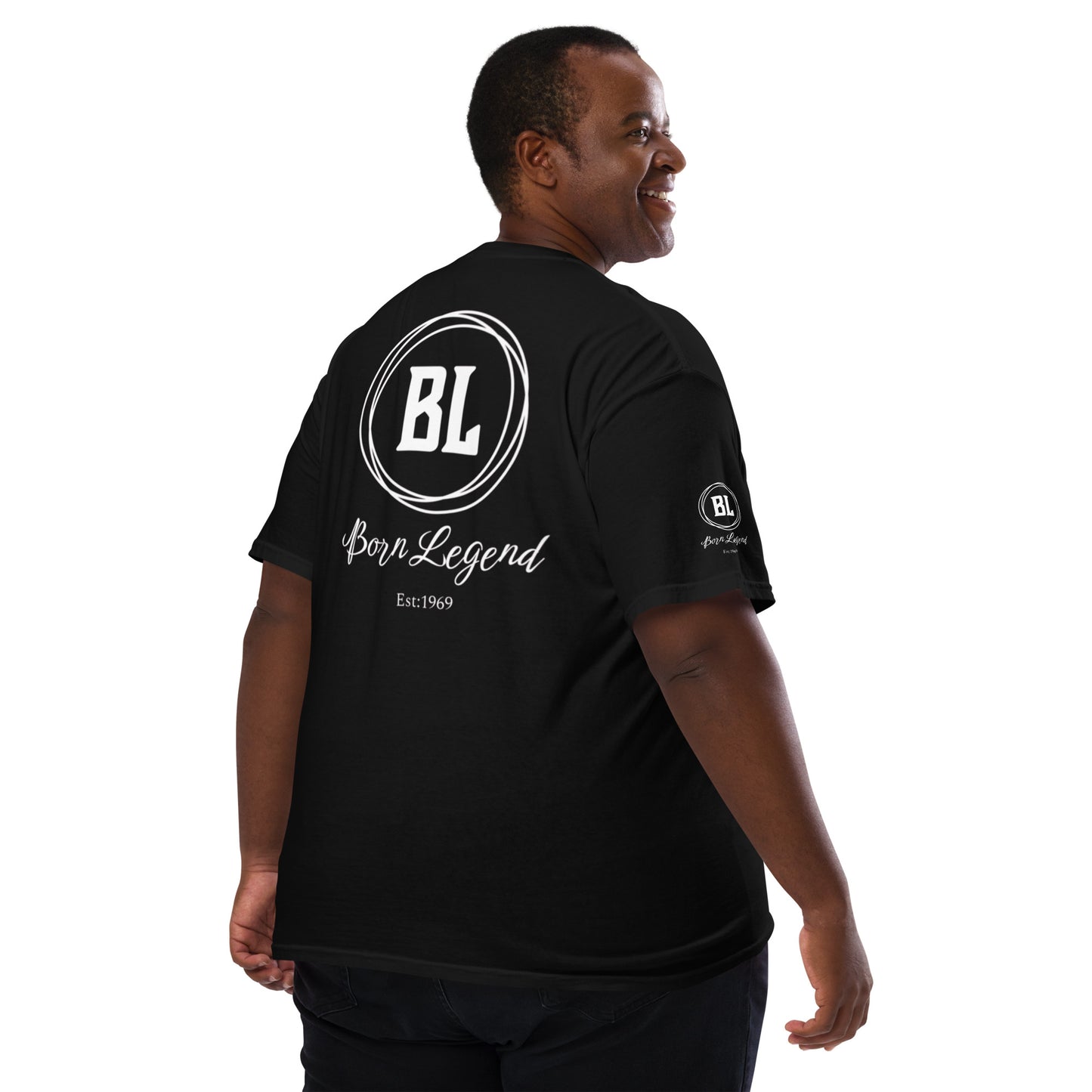 Born Legend Men's garment-dyed pocket t-shirt